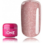Silcare Base One UV Gel Builder geel k&uuml;&uuml;nte pikendamiseks - Shimmer Peach 50g