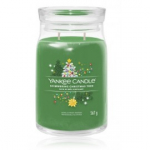 Yankee Candle Signature Collection White Shimmering Christmas Tree l&otilde;hnak&uuml;&uuml;nal - 567 g.