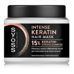 Syoss Intense Keratin Mask juuksemask habrastele juustele - 400 ml.