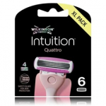 Wilkinson Sword Intuition Quattros raseerimisterad - 6 tk.