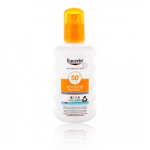 Eucerin Sun Kids Sensitive Protect SPF50+ p&auml;ikesekaitsesprei lastele - 200 ml.