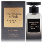 Abercrombie & Fitch Authentic Night Man EDT parf&uuml;&uuml;m meestele - 50 ml.