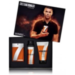 Cristiano Ronaldo CR7 Fearless komplekt meestele (100 ml EDT + 150 ml du&scaron;igeel + 150ml kehasprei) - 1 tk.