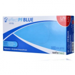 SafeMed Effect PF Blue Nitrile Gloves &uuml;hekordselt kasutatavad kindad - L/9
