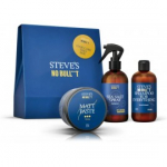 Steve's No Bull***t Hair Care Trio Box komplekt juustele (250 ml &scaron;ampoon + 250 ml sprei) - 1 tk.