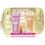 Nuxe My Golden Crush Set kehakomplekt (15 ml EDP + 30 ml &scaron;ampoon + 10 ml kuiv&otilde;li + 30 ml du&scaron;i&otilde;li + kosmeetikakott) - Komplekt