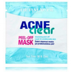 Dermacol AcneClear Cleansing Peel-Off Mask kooritav n&auml;omask probleemsele nahale - 8 ml.