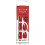 Kiss ImPRESS Color MC Reddy or Not Nails liimitavad kunstk&uuml;&uuml;ned - 30 vnt.