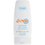 Ziaja Sun antioks&uuml;dantne kaitsev n&auml;okreem C-vitamiini ja SPF50+ - 50 ml.