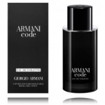 Giorgio Armani Code (Black Code) EDT meestele - 75 ml. taast&auml;idetav anum