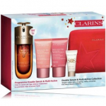 Clarins Double Serum & Multi-Active komplekt (p&auml;evakreem 15 ml + &ouml;&ouml;kreem 15 ml + seerum 50 ml + aluskreem 5 ml) - 1 tk.