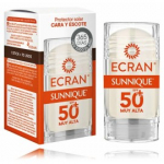 Ecran Sunnique Face and Neckline Stick SPF 50+ p&auml;ikesekaitsepulk n&auml;ole ja kaelale/dekolteele - 30 ml.