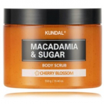 Kundal Macadamia & Sugar Body Scrub Cherry Blossom kehakoorija suhkruga - 550 g.