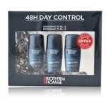 Biotherm Homme Day Control Deodorant Roll-On rulldeodorant meestele - 3 x 75 ml.