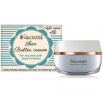 Nacomi Shea Butter 50+ &ouml;&ouml;kreem n&auml;ole 50 ml