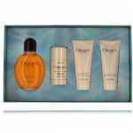 Calvin Klein Obsession For Men komplekt meestele (125 ml EDT + 75 g deodorant + 100 ml du&scaron;igeel + 100 ml habemeajamisj&auml;rgne palsam) - Komplekt