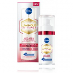 Nivea Luminous 630 AntiSpot Anti-Age & Spot Serum vananemisilminguid ja pigmendilaike v&auml;hendav n&auml;oseerum - 30 ml.