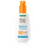 Garnier Ambre Solaire Sensitive Advanced Spray SPF50+ Ceramide Protect pihustatav p&auml;ikesekaitsekreem - 150 ml.