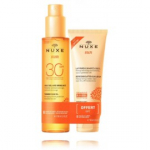 Nuxe Sun Tanning Oil komplekt (150 ml p&auml;ikesekaitsekreem + 100 ml p&auml;evitusj&auml;rgne piim) - Komplekt