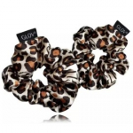 Glov Satin Scrunchies gumytės plaukams 2 vnt. - M Cheetah