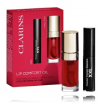 Clarins Lip Comfort Oil Duo Set meigikomplekt (huule&otilde;li 7 ml + ripsmetu&scaron;&scaron; 3 ml) - 1 tk.