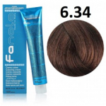 Fanola Color Cr&egrave;me professionaalne juuksev&auml;rv 100 ml - 6,34 Dark Golden Copper Blonde