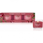 Yankee Candle Black Cherry l&otilde;hnak&uuml;&uuml;nal - 3 x 37 g.