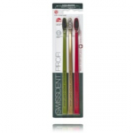 Swissdent Colours Soft-Medium Toothbrushes keskmised-pehmed hambaharjad 3 tk - 3 tk.