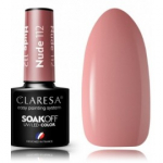 Claresa Soak Off UV / LED Color Nude kauap&uuml;siv h&uuml;briid k&uuml;&uuml;nelakk - Nude 112