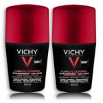 Vichy Homme Clinical Control rulldeodorant meestele - 2 x 50 ml.