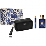 Versace Dylan Blue Pour Homme komplekt meestele (100 ml EDT + 10 ml EDT + kosmeetikakott)