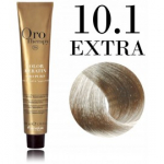 Fanola Oro Therapy Oro Puro Color Keratin Gold & Argan Oil Permanent Coloring Cream v&auml;rvimiskreem juustele ilma ammoniaagita - 10.1 Blonde Platinum Ash Extra