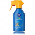 Nivea Sun Kids Protect & Care 5in1 Skin Protection SPF50+ p&auml;ikesekaitsesprei lastele - 250 ml.