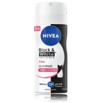 Nivea Black & White Invisible Clear 72H pihustatav deodorant naistele - 100 ml.
