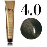 Fanola Oro Therapy Oro Puro Color Keratin Gold & Argan Oil Permanent Coloring Cream v&auml;rvimiskreem juustele ilma ammoniaagita - 4.0 Castano