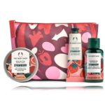 The Body Shop Strawberry kehakomplekt (60 ml du&scaron;igeel + 50 ml kehav&otilde;i + 30 ml k&auml;tekreem) - Komplekt