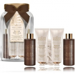 The Luxury Bathing Company Vanilla kehakomplekt (kreem 50 ml + kreem 50 ml + vaht 100 ml + puhastusvahend 100 ml + k&auml;sn) - 1 tk.
