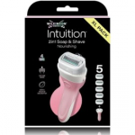 Wilkinson Sword Intuition 2in1 Nourishing rasserija naistele seebiga + 5 vahetatavat tera - 1 tk.