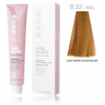 MilkShake Smoothies Semi Permanent Color juuksev&auml;rv - 8.33/8GG Warm Light Blonde Golden