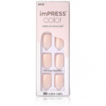 KISS imPRESS color Press-On Manicure Short Point Pink kunstk&uuml;&uuml;ned - 30 vnt.