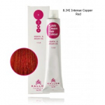 Kallos KJMN Cream Hair Color Keratin & Argan Oil kreemjuuksev&auml;rv -  8.34I Intense Copper Red