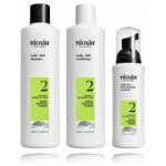 Nioxin System 2 komplekt juuste v&auml;ljalangemise vastu &otilde;hukestele ja normaalsetele juustele (150 ml &scaron;ampoon + 150 ml palsam + 40 ml erihooldus) - 1 tk.