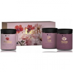 HiSkin Lady Flowers komplekt (kehakoorija 200 ml + kehav&otilde;i 200 ml + vannisool 200 ml) - 1 tk.