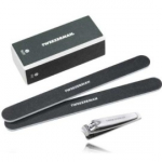 Tweezerman Manicure Kit (nail block + 2 files + nail scissors) - 1 tk.