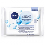 NIVEA 3in1 Care Micellar Skin Breathe n&auml;opuhastussalvr&auml;tikud - 25 tk.