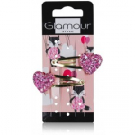 Glamour Kids Style Hearts juukseklambrid t&uuml;drukutele - 2 tk.