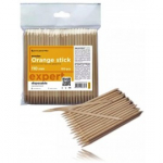 Staleks Wooden Orange Stick puidust pulgad k&uuml;&uuml;nenaha eemaldamiseks - 110 mm &ndash; 100 tk.