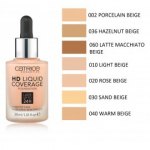 Catrice HD Liquid Coverage Foundation jumestuskreem - 040 Warm Beige