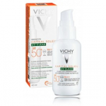 Vichy Capital Soleil UV-Clear Anti-Imperfections Water Fluid SPF 50+ kaitsevedelik rasusele / probleemsele nahale - 40 ml.