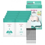 BringGreen Tea Tree Cica Pore Nose Strip ninapooride puhastusribad - 5 tk.